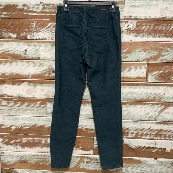 CARVE DESIGNS $98 Women's Mid-Rise Skyler Corduroy Pant Teal Blue Size 4 - Picture 3 of 7